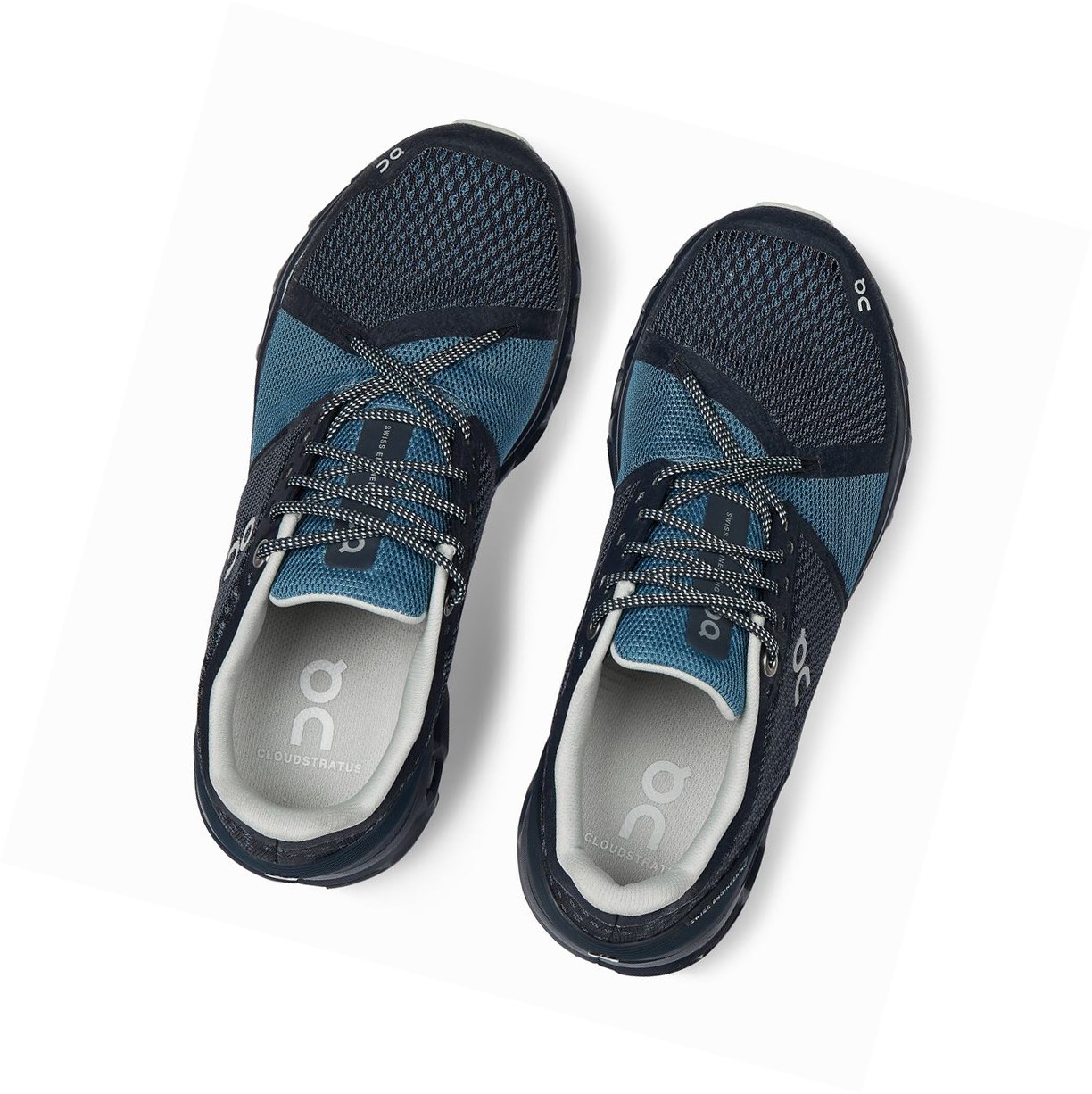 On Cloudstratus Straßenlaufschuhe Damen Navy | 4289-VHJMY