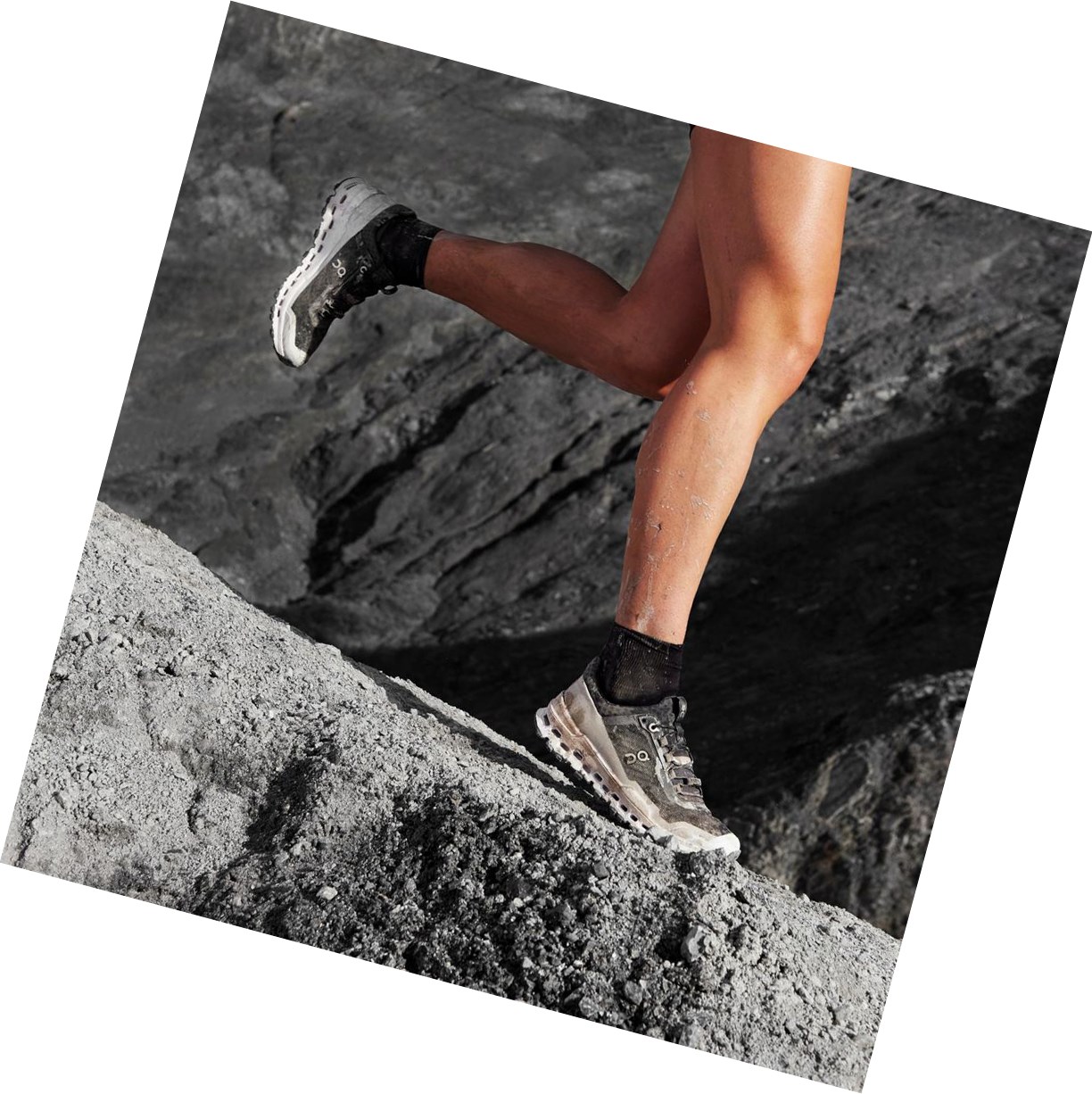 On Cloudultra Trailrunning Schuhe Damen Schwarz Weiß | 5703-OTWBA