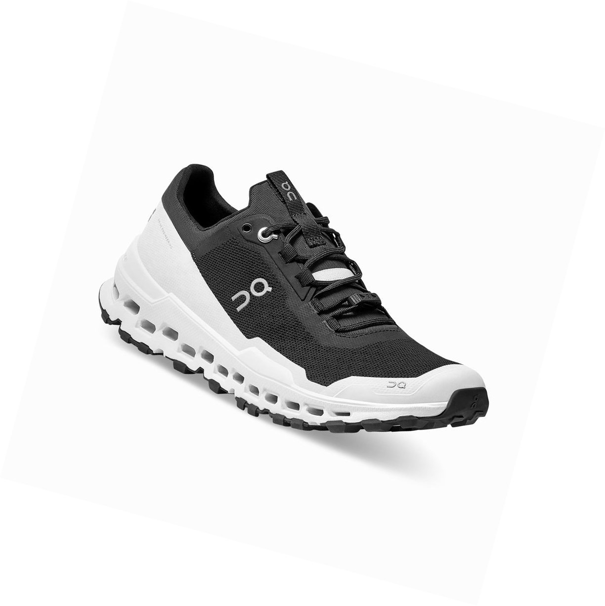 On Cloudultra Trailrunning Schuhe Damen Schwarz Weiß | 5703-OTWBA