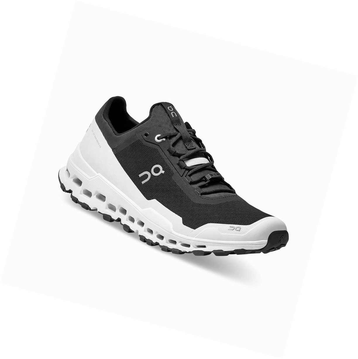 On Cloudultra Trailrunning Schuhe Herren Schwarz Weiß | 0192-YNWJP