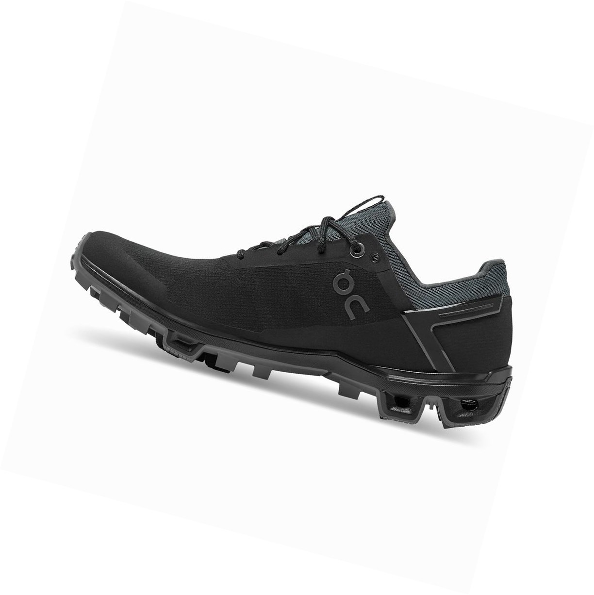 On Cloudventure Peak Trailrunning Schuhe Damen Schwarz | 6709-RSPCA