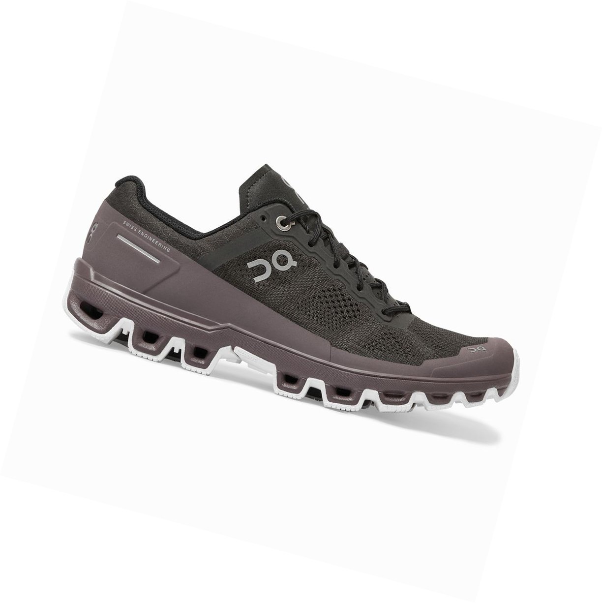 On Cloudventure Trailrunning Schuhe Damen Grau Lila | 1465-GQKPZ