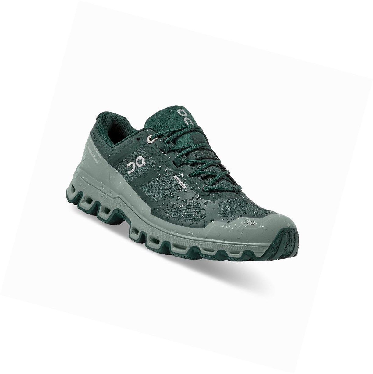 On Cloudventure Wasserdichte Trailrunning Schuhe Damen Grün | 3945-ENFQB