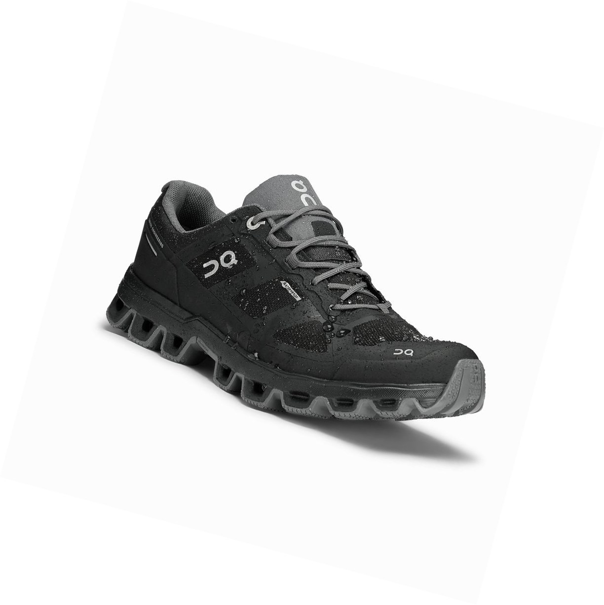 On Cloudventure Wasserdichte Trailrunning Schuhe Damen Schwarz | 5217-HGSTD