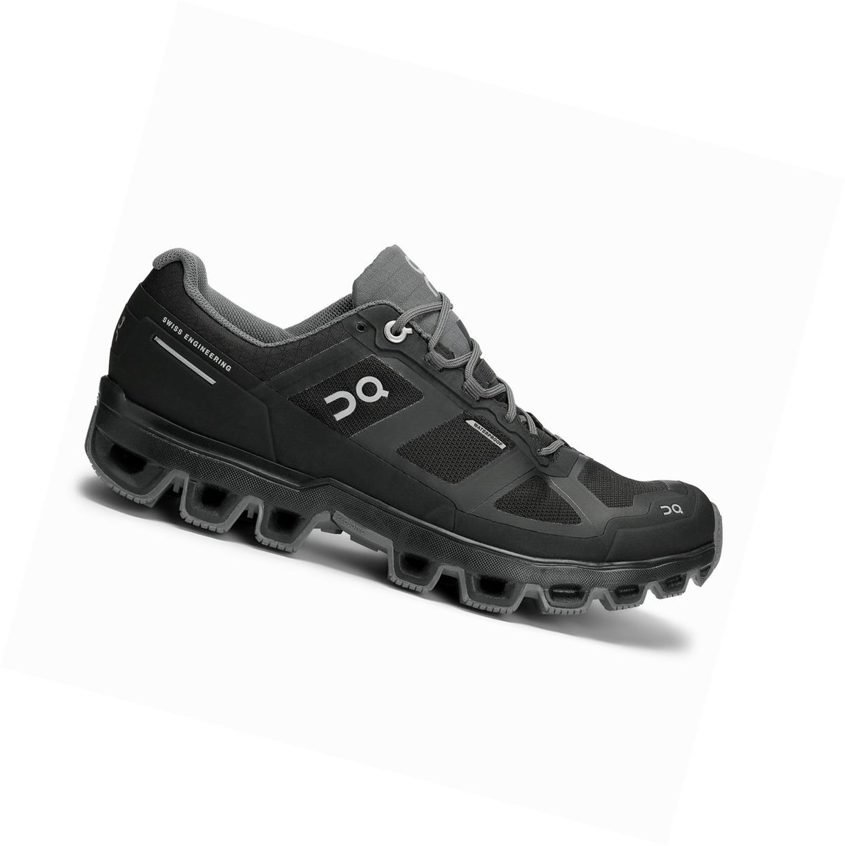 On Cloudventure Wasserdichte Trailrunning Schuhe Damen Schwarz | 5217-HGSTD