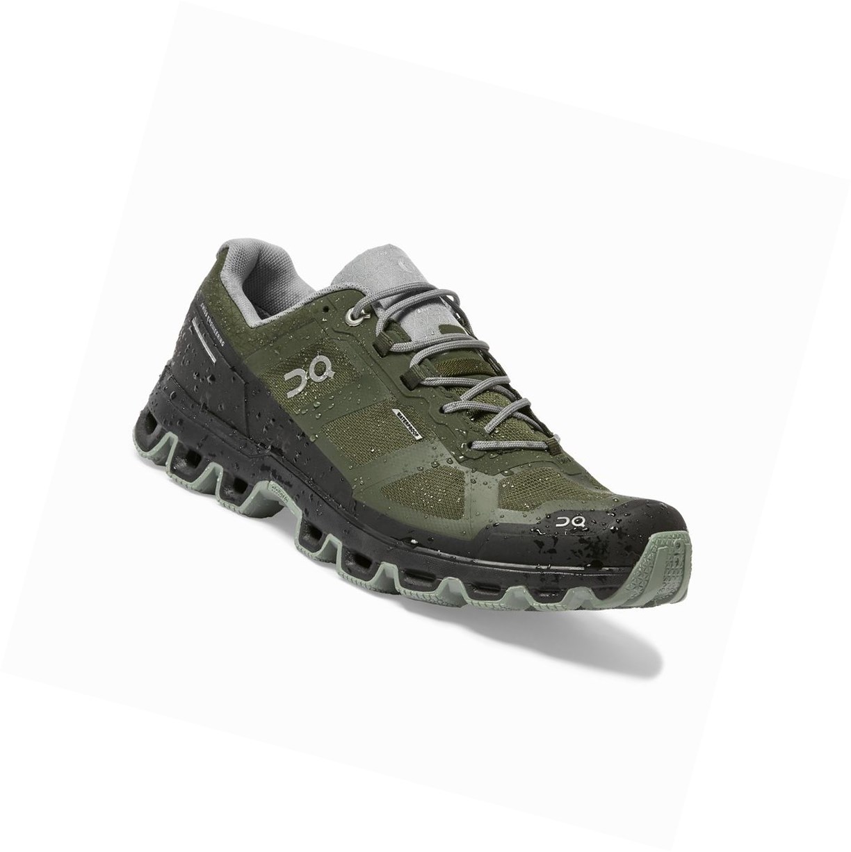 On Cloudventure Wasserdichte Trailrunning Schuhe Herren Grün | 6147-LRVWI