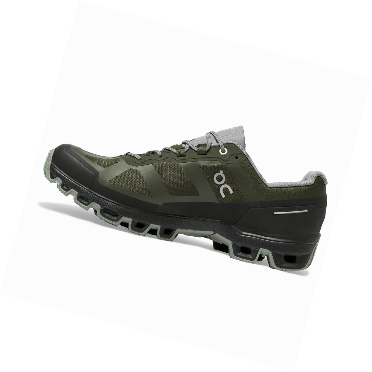 On Cloudventure Wasserdichte Trailrunning Schuhe Herren Grün | 6147-LRVWI