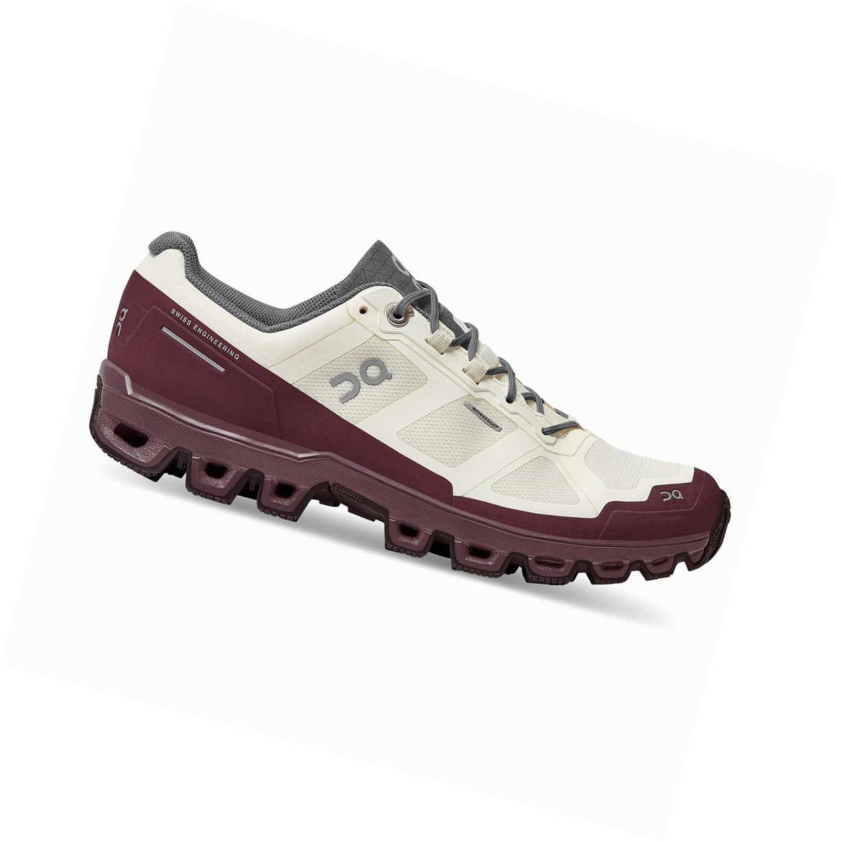 On Cloudventure Wasserdichte Trailrunning Schuhe Damen Weiß | 8571-CWIMV