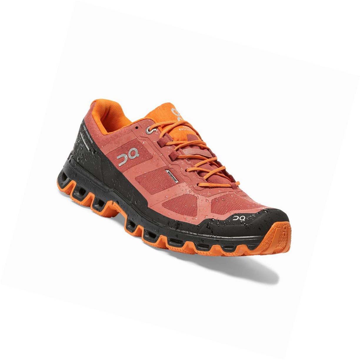 On Cloudventure Wasserdichte Trailrunning Schuhe Herren Rot Orange | 9483-BLNGU