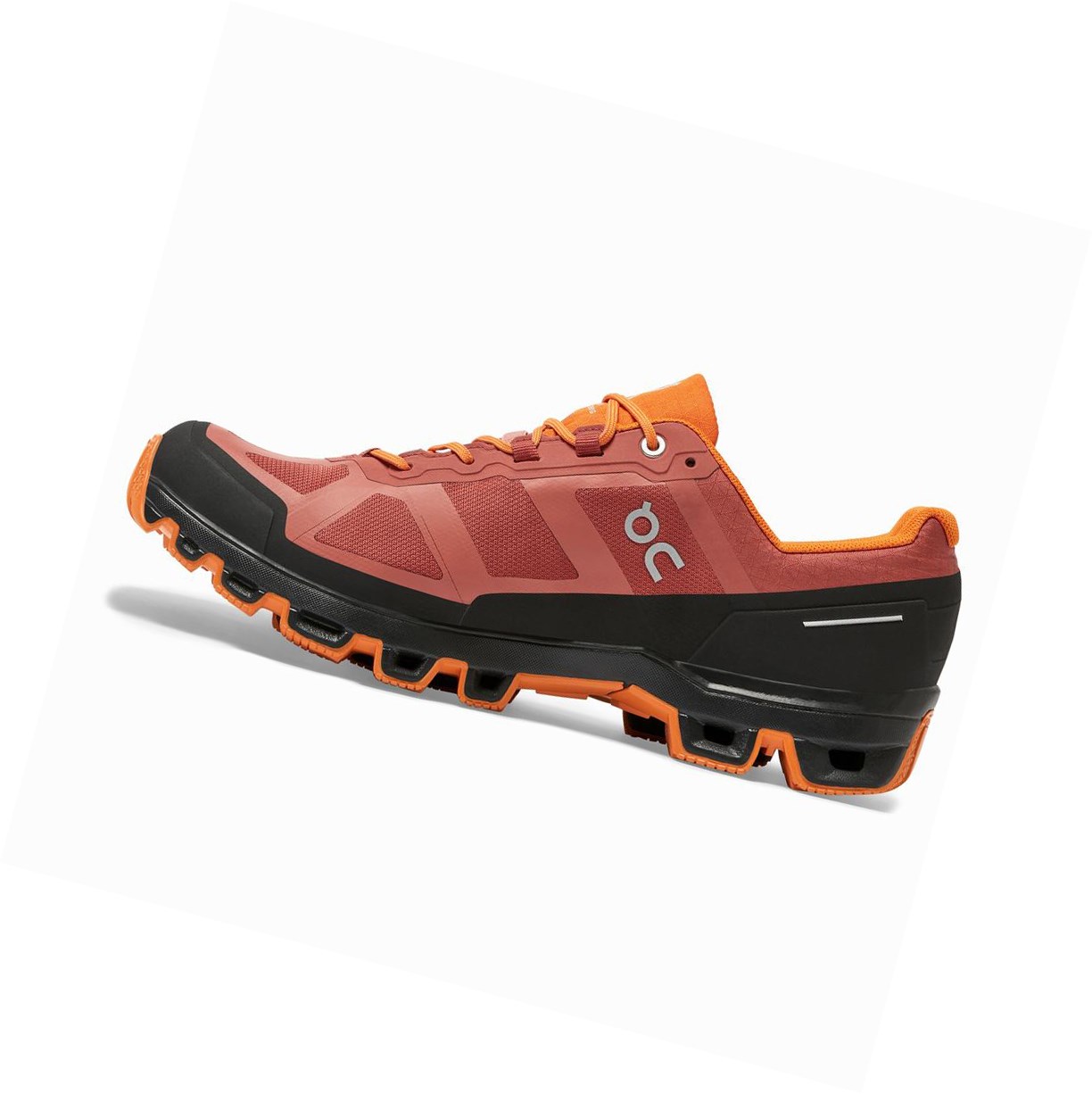 On Cloudventure Wasserdichte Trailrunning Schuhe Herren Rot Orange | 9483-BLNGU