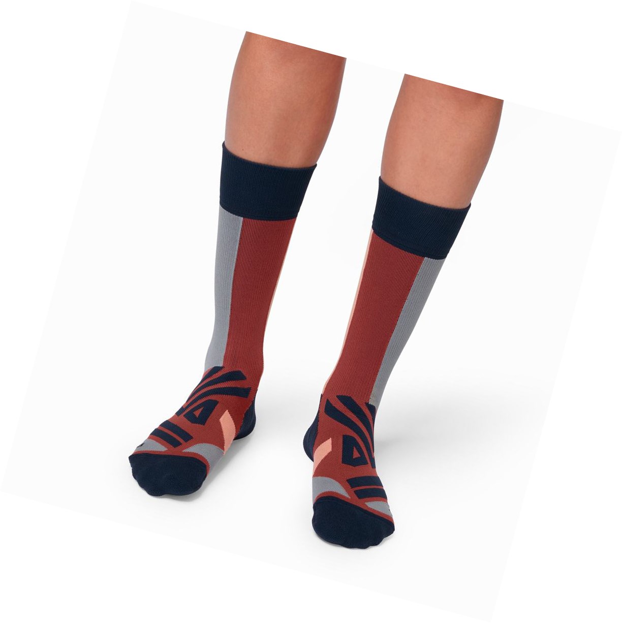 On High Laufsocken Damen Mehrfarbig | 3712-PVBWN