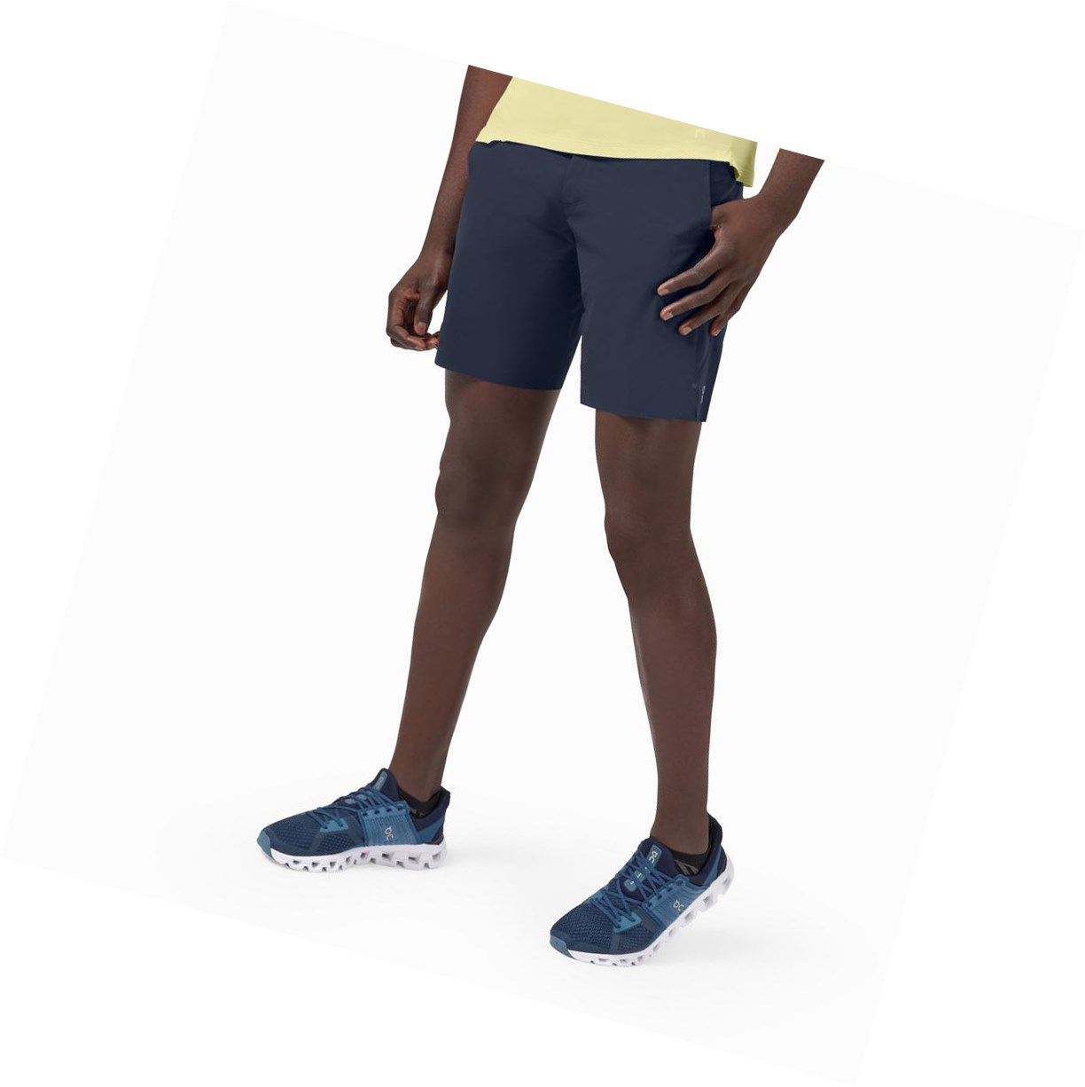 On Hybrid Laufshorts Herren Navy | 8702-YNRLT