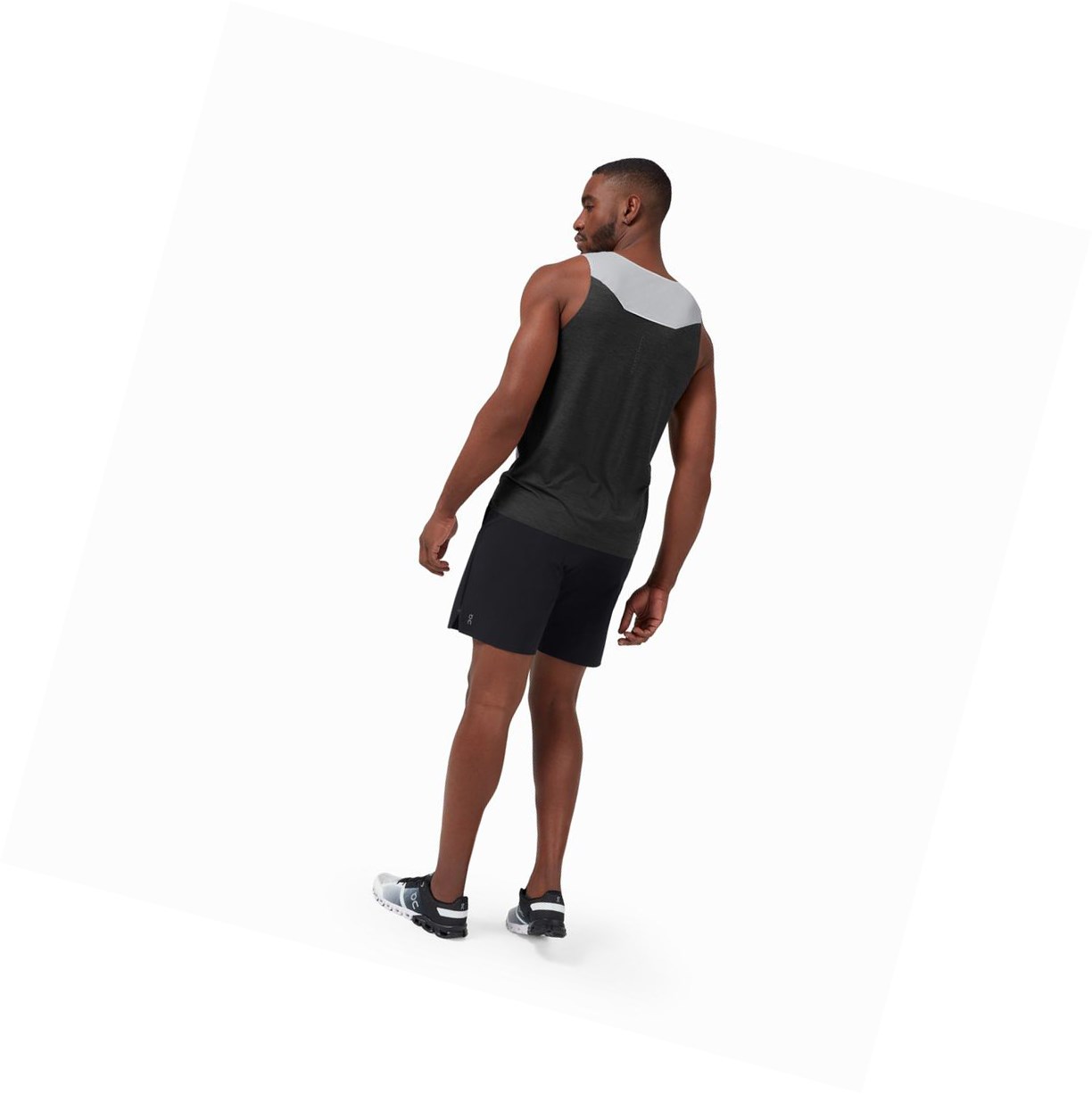 On Hybrid Laufshorts Herren Schwarz | 8760-ZXAVU