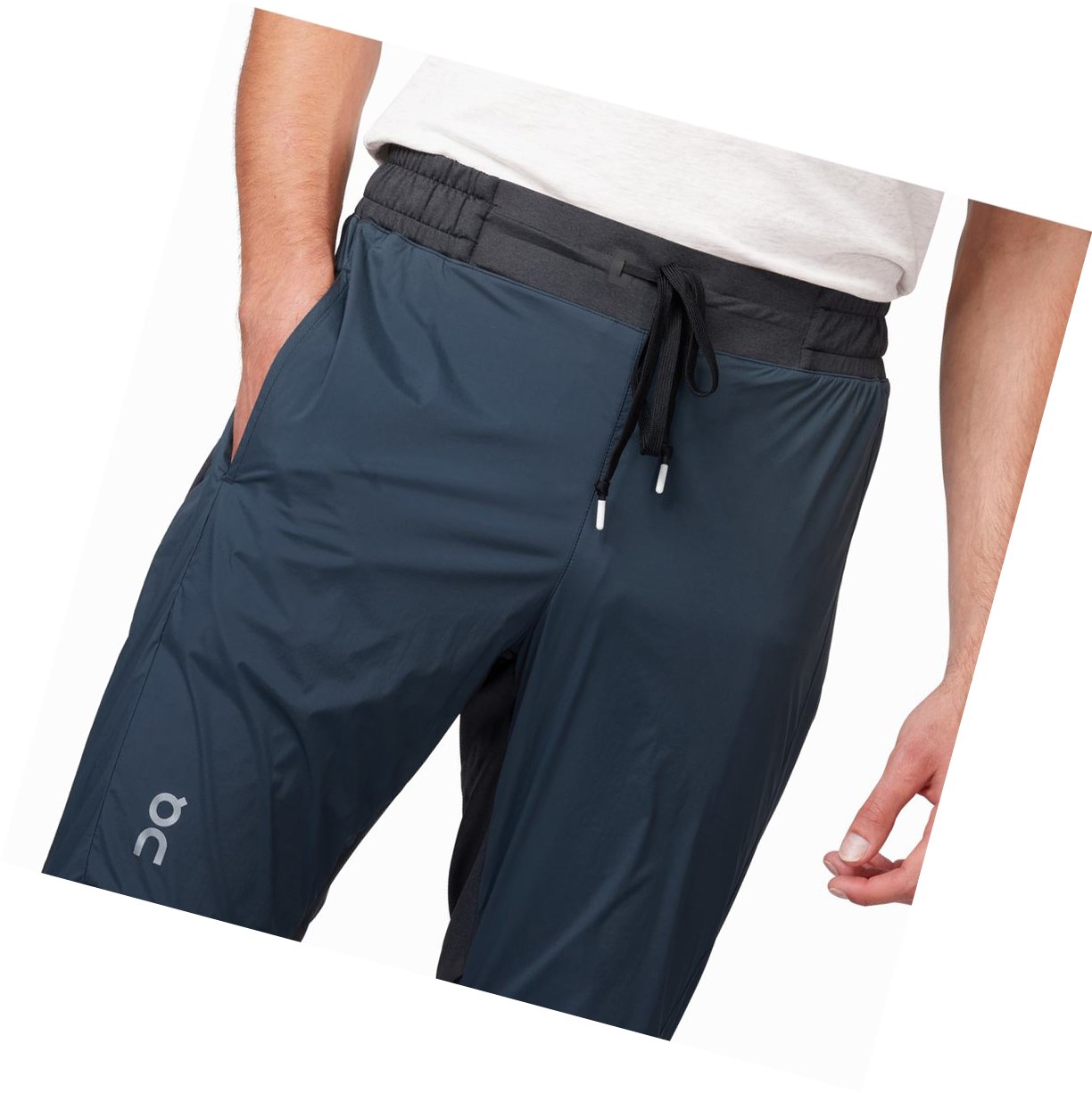 On Lauf Laufhose Herren Navy Schwarz | 2981-JAGZO