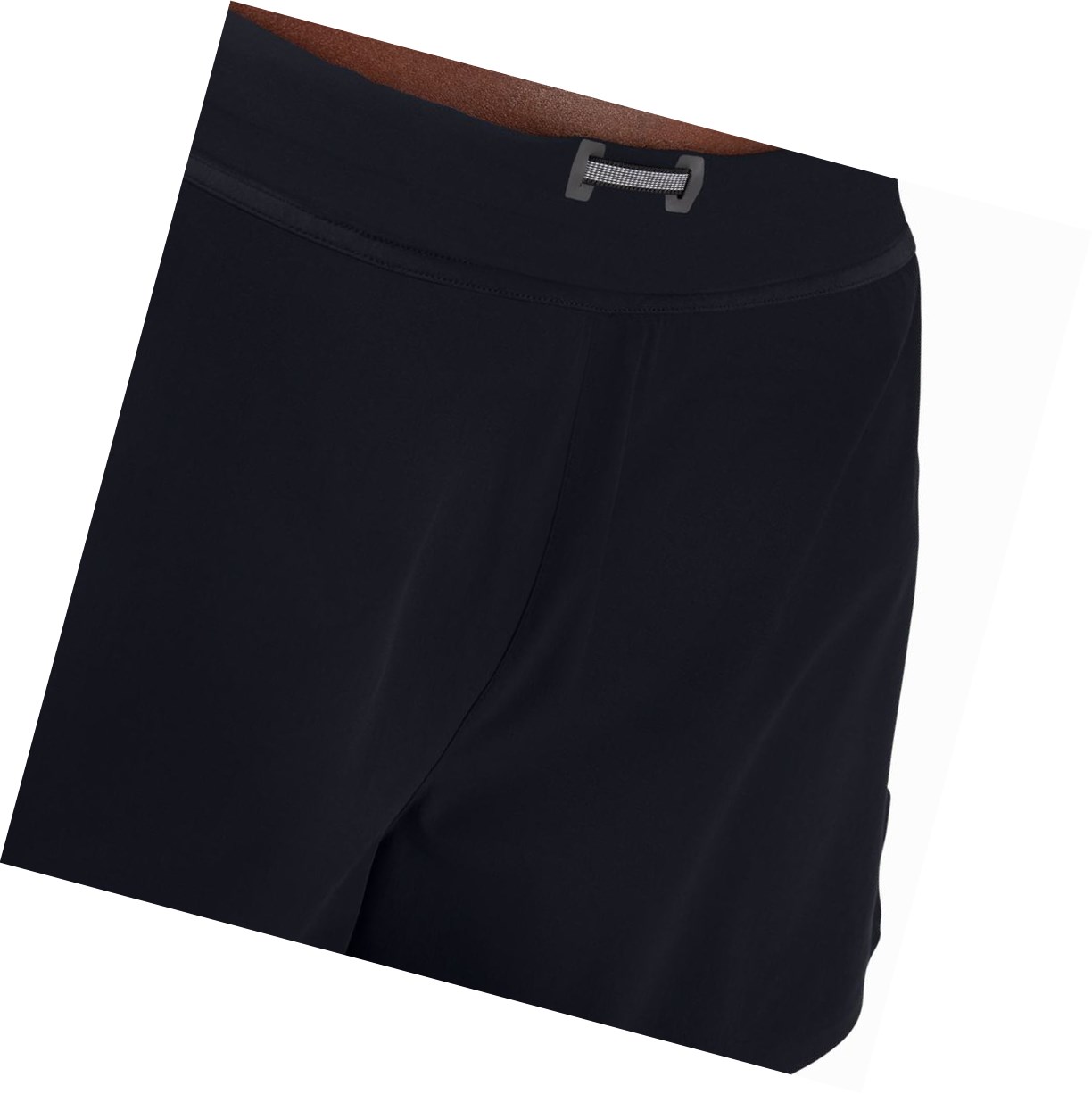 On Lauf Laufshorts Damen Schwarz | 6047-NBYEU