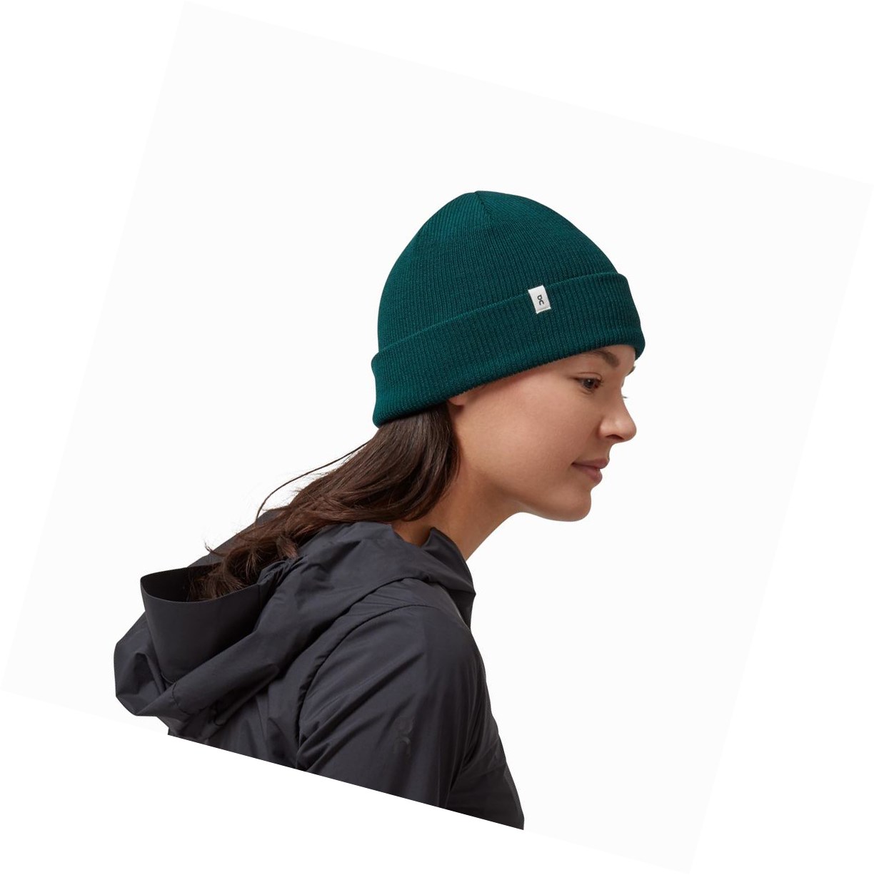 On Merino Beanie Hüte Herren Grün | 5241-XPMVO