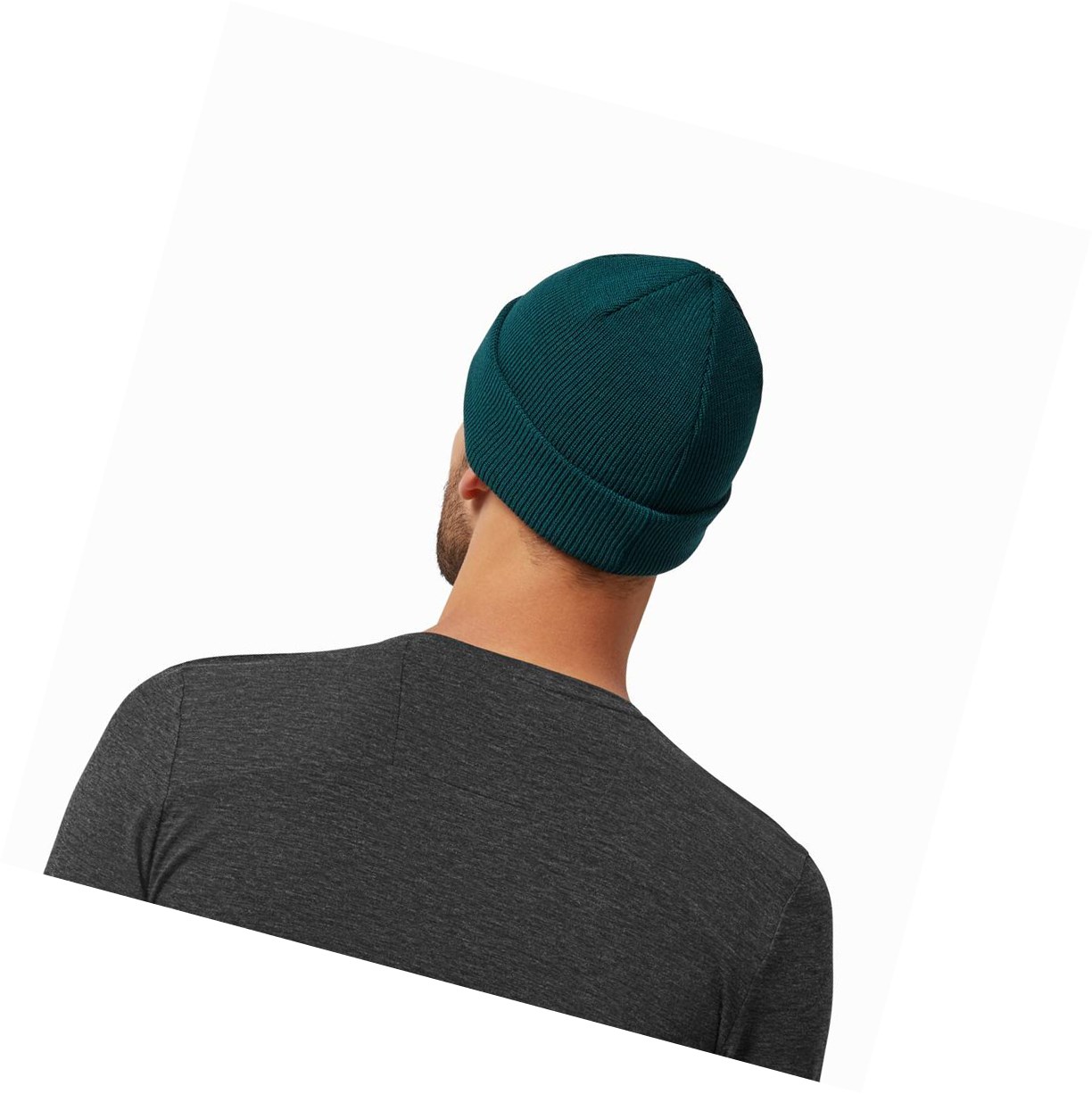 On Merino Beanie Hüte Herren Grün | 5241-XPMVO