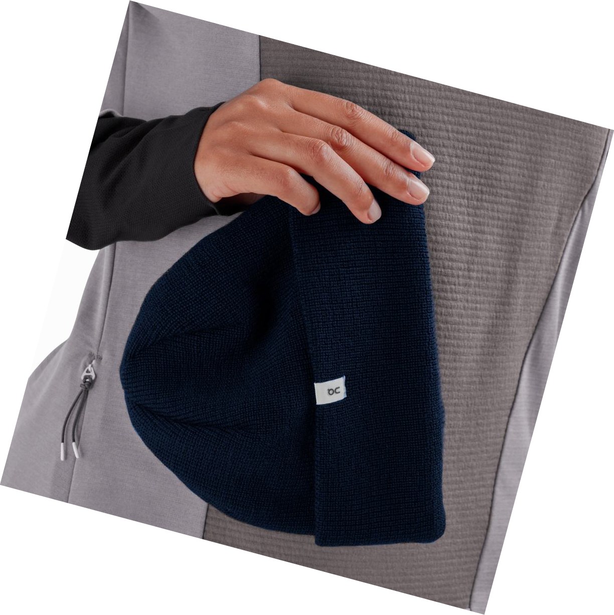 On Merino Beanie Hüte Herren Navy | 7136-SEJVC