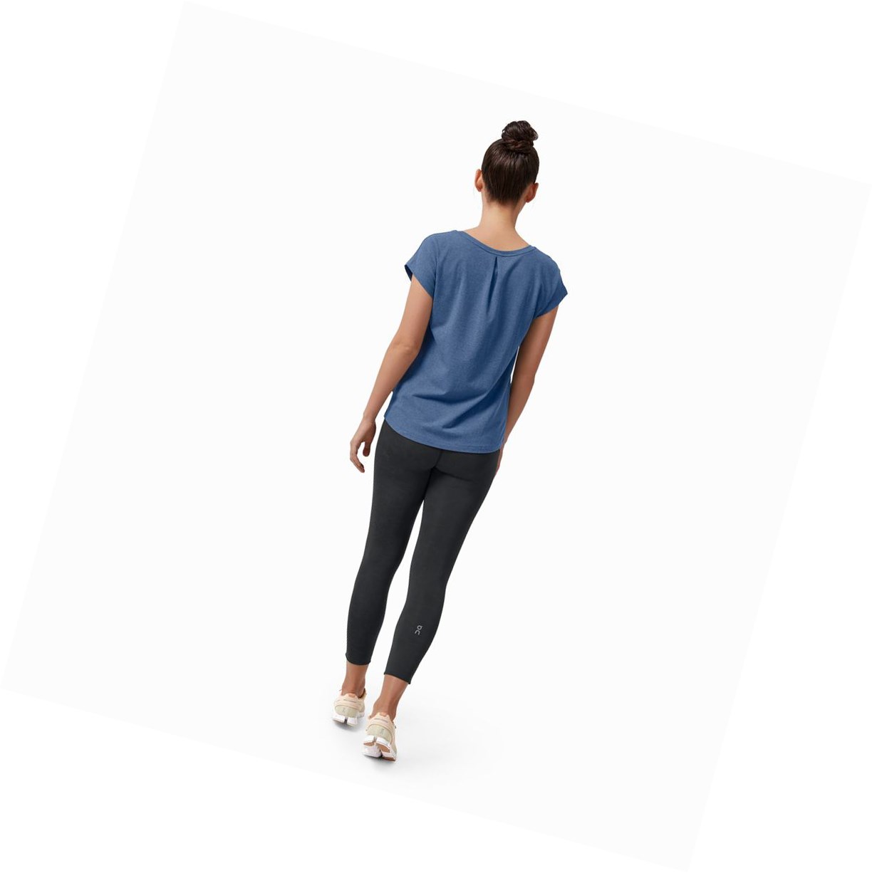 On On-T T-shirts Damen Blau | 3496-GDRWN