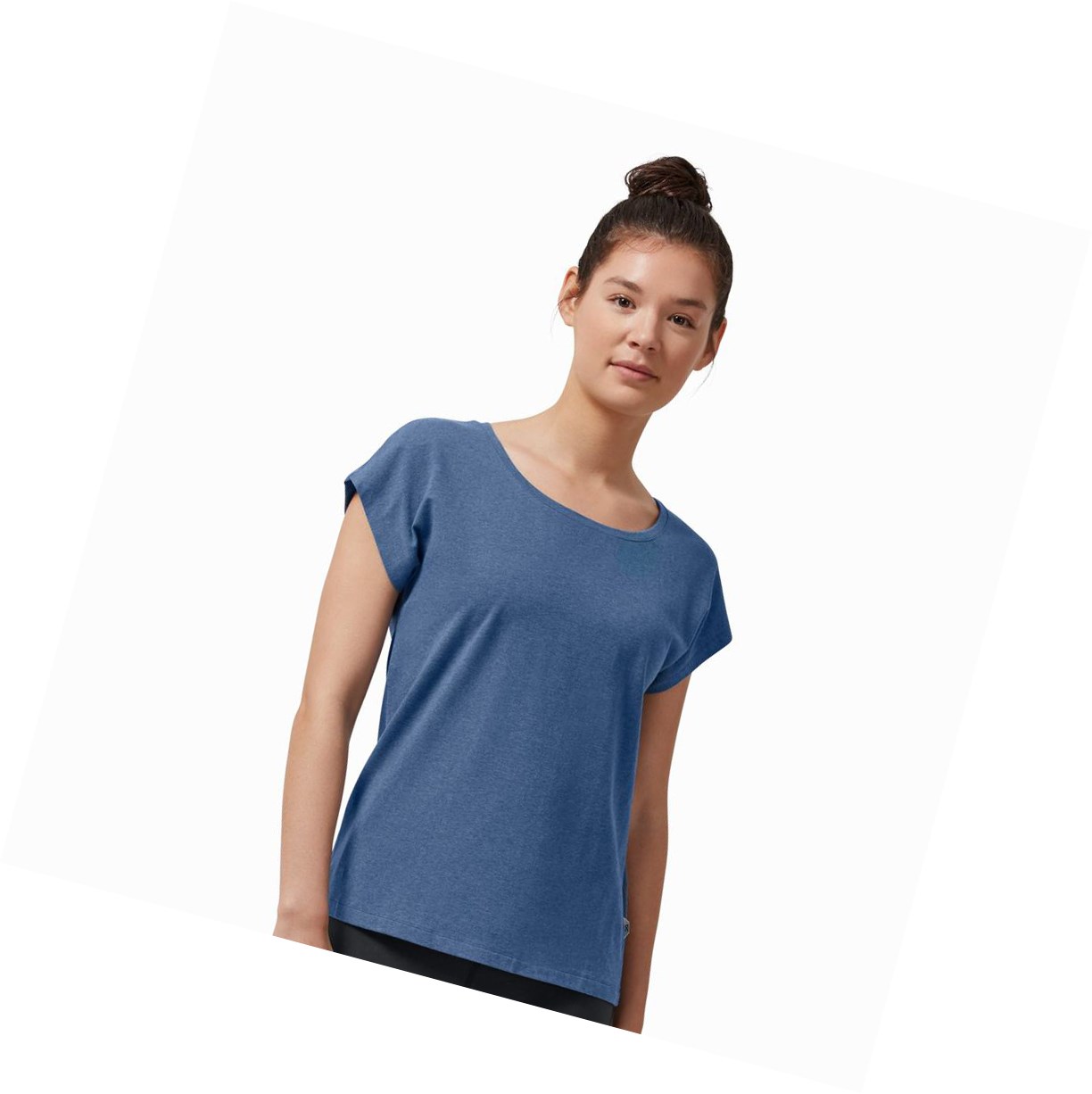 On On-T T-shirts Damen Blau | 3496-GDRWN