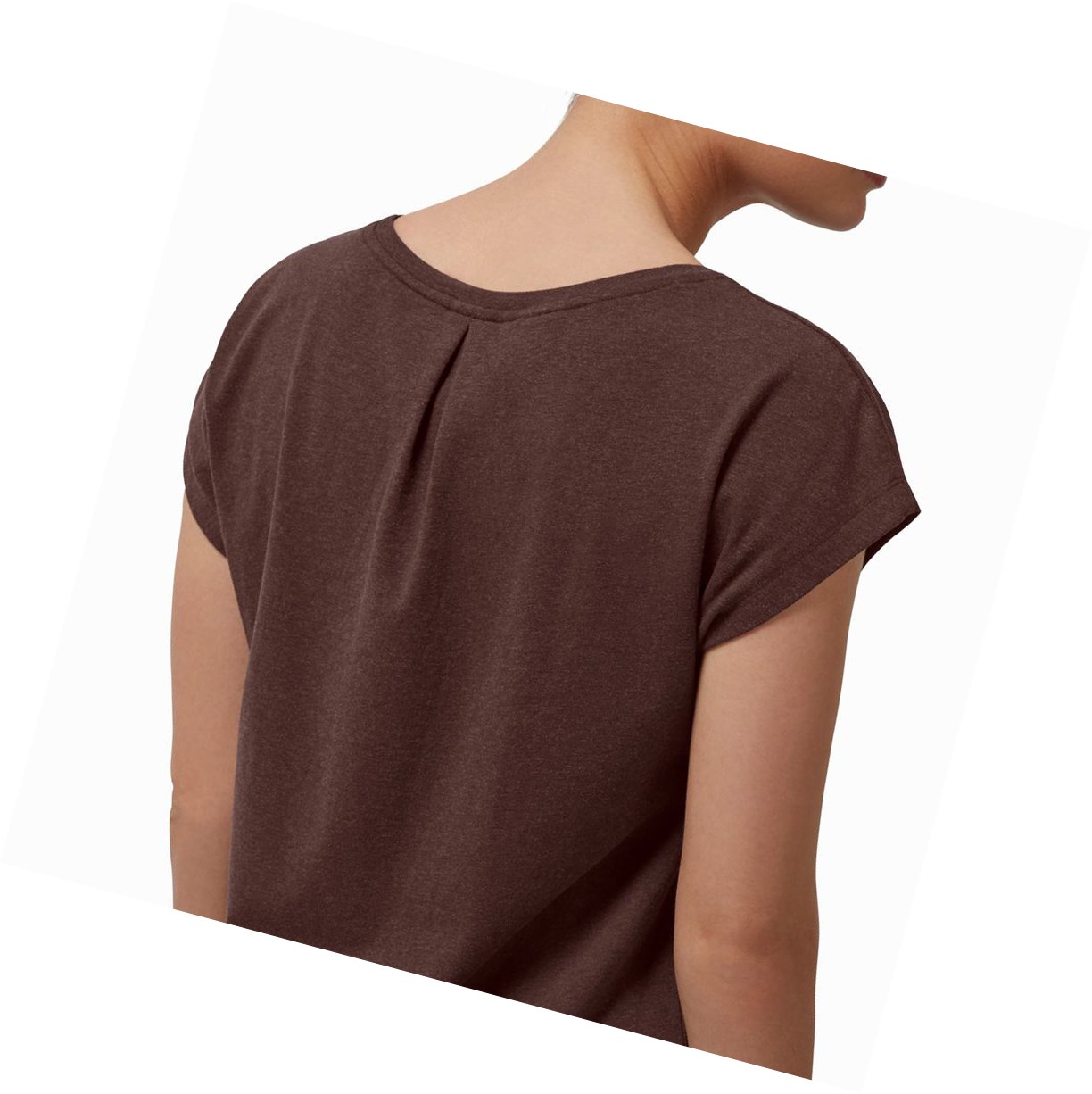 On On-T T-shirts Damen Kaffee | 2840-BDYFR