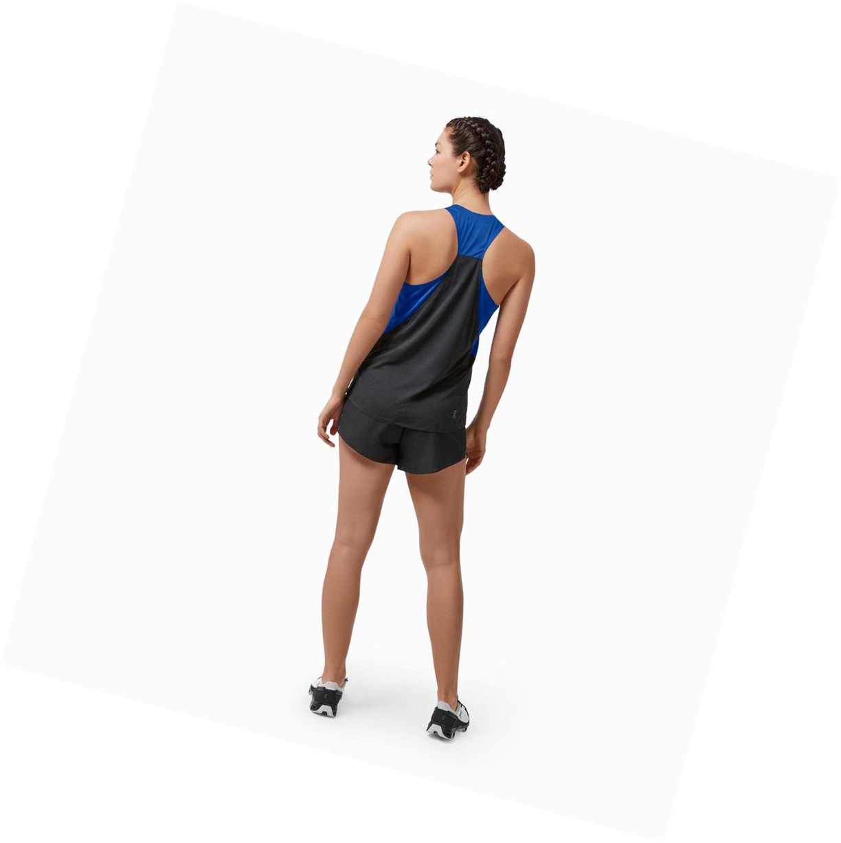 On Race Laufshorts Damen Schwarz | 0135-LQNKH