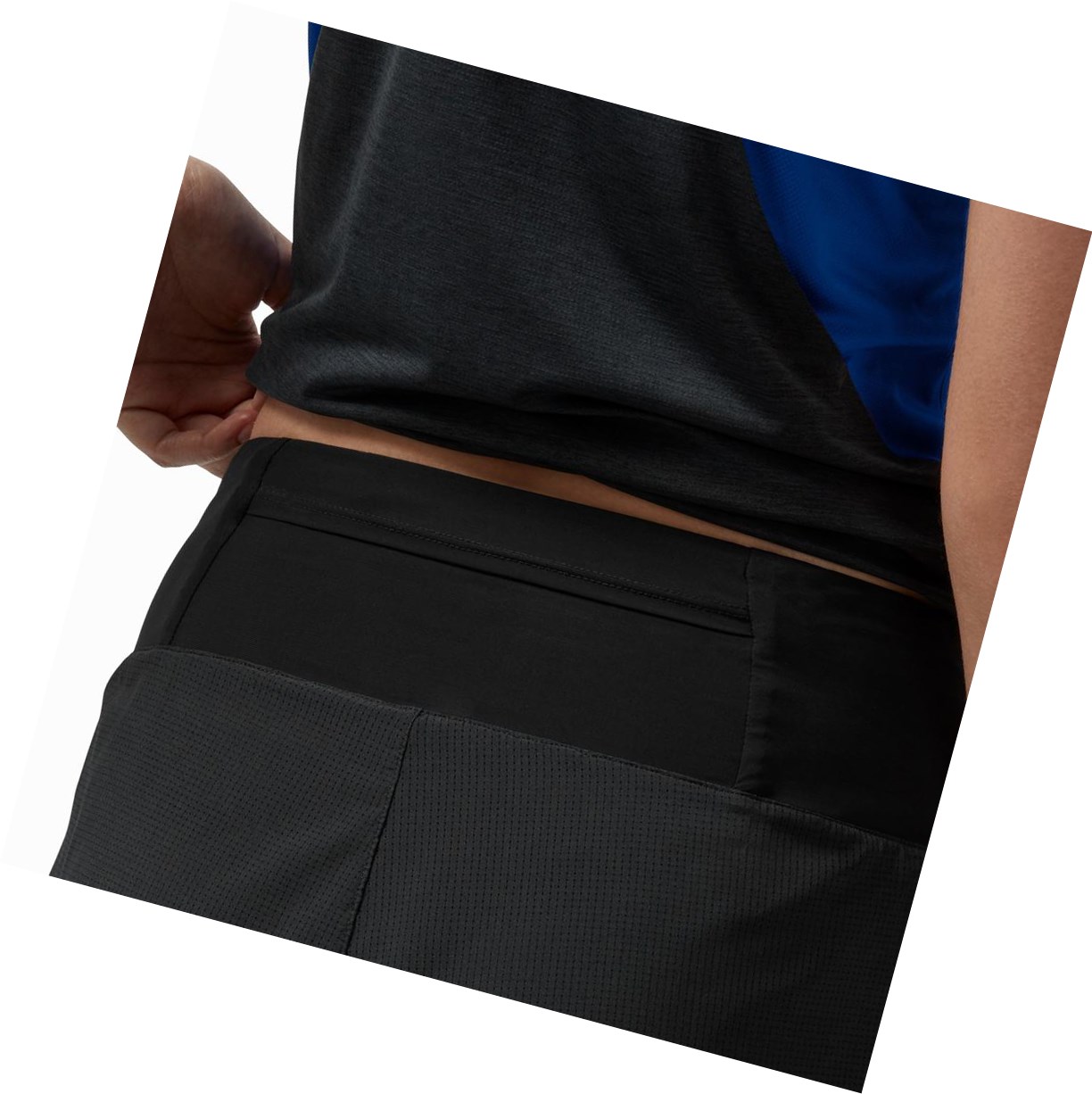 On Race Laufshorts Damen Schwarz | 0135-LQNKH