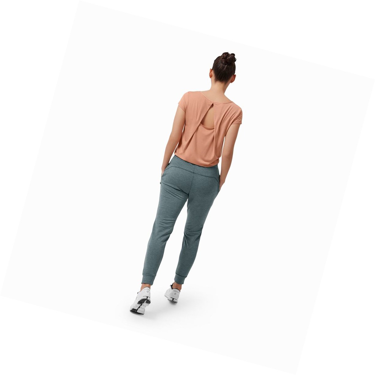 On Sweat Sweathose Damen Olivgrün | 8736-FOVAX