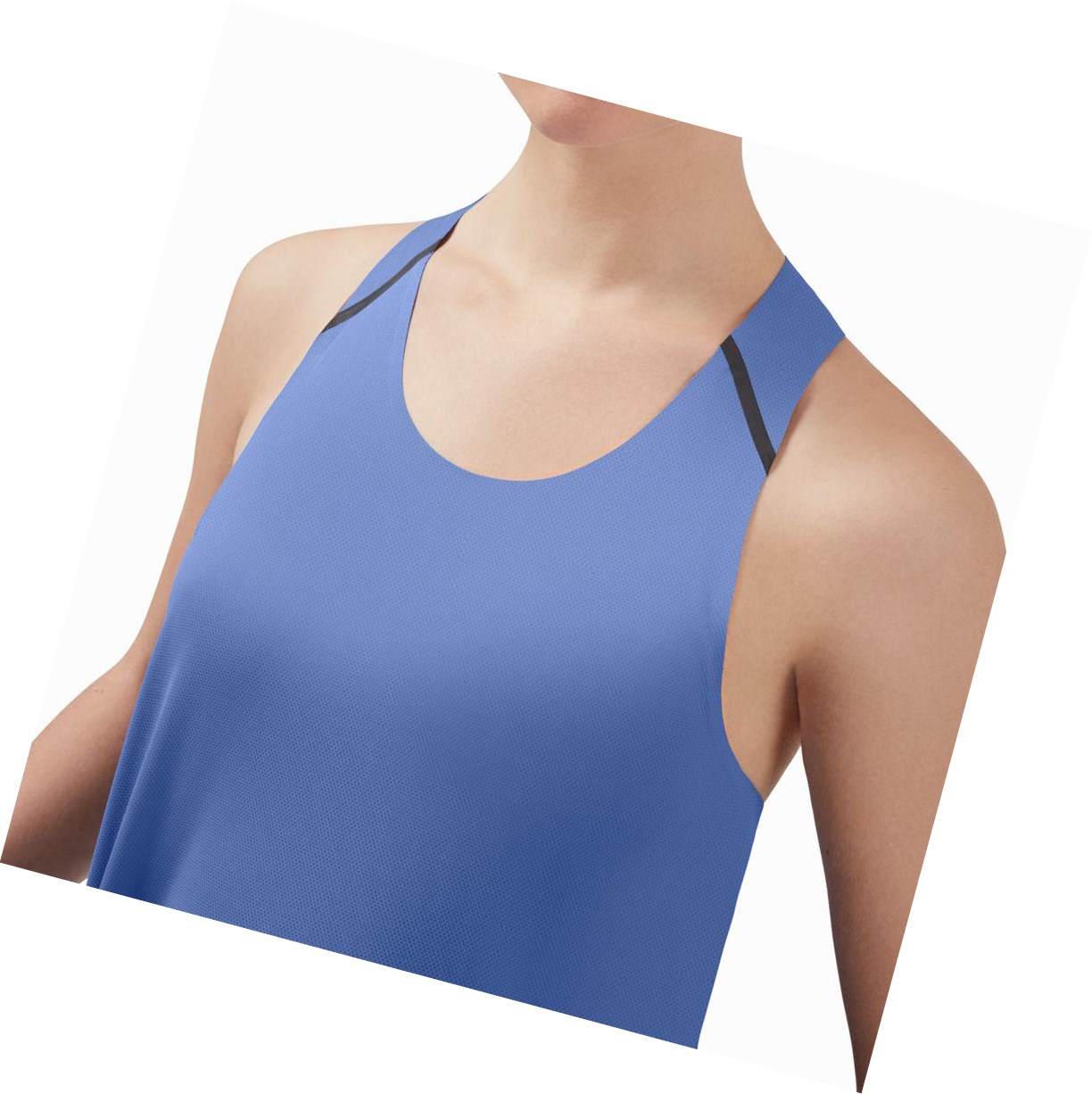 On Tank-T Muskelshirt Damen Blau Schwarz | 8462-FSXWC