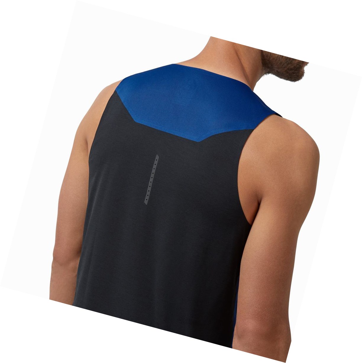 On Tank-T Muskelshirt Herren Indigo Schwarz | 9428-POIET