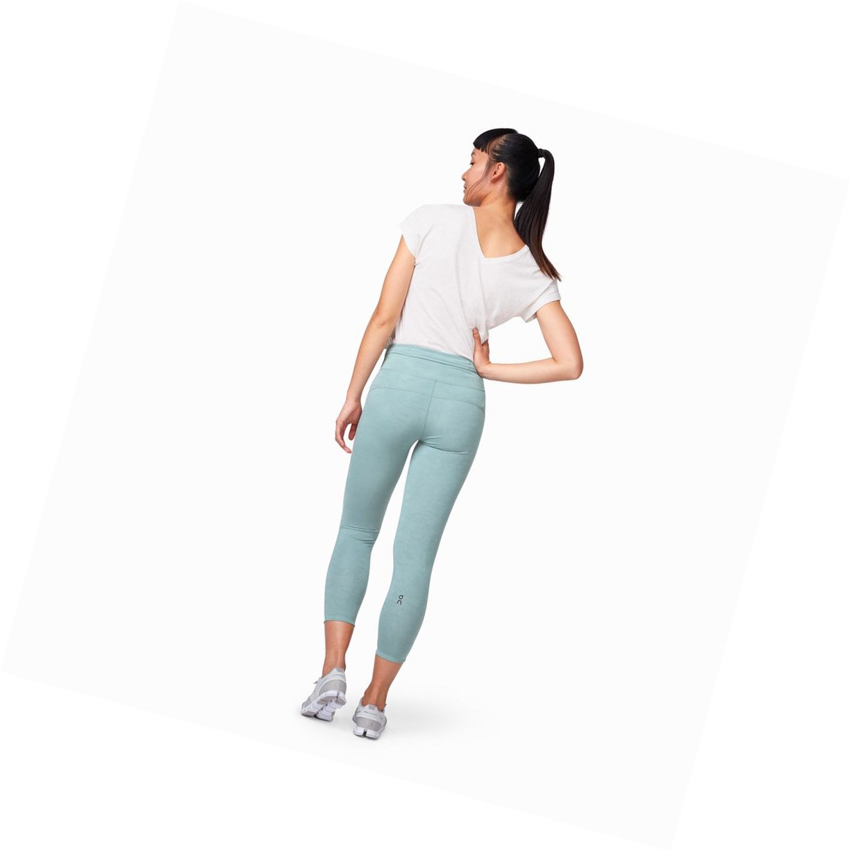 On Tights 7/8 Running Leggings Damen Olivgrün | 2986-VFHAC