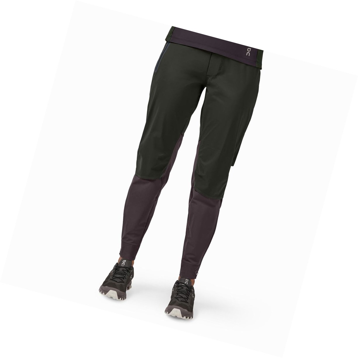 On Wasserdichte Hose Damen Grau | 6830-PSWQF