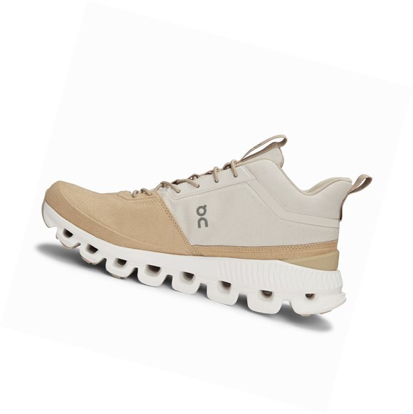 On Cloud Hi Sneakers Damen Beige Braun | 7831-ELSOW