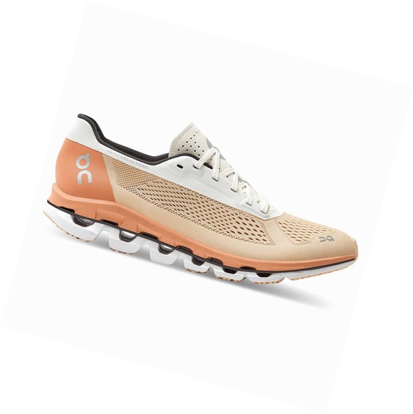 On Cloudboom Straßenlaufschuhe Damen Orange Braun Rosa | 4695-XFBGU