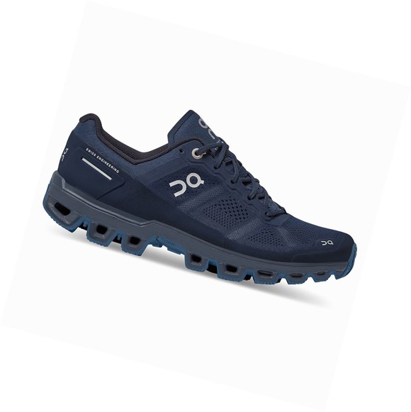 On Cloudventure Trailrunning Schuhe Damen Navy | 4203-HPDTQ