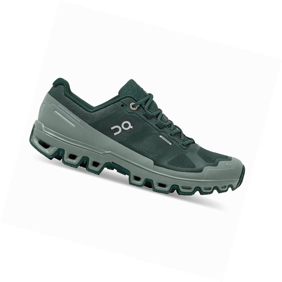 On Cloudventure Wasserdichte Trailrunning Schuhe Damen Grün | 3945-ENFQB