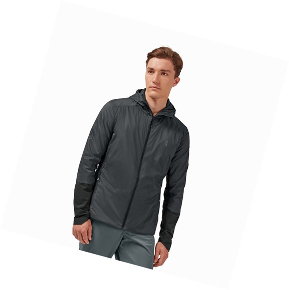 On Insulator Jacke Herren Grau Schwarz | 9084-BPZJD