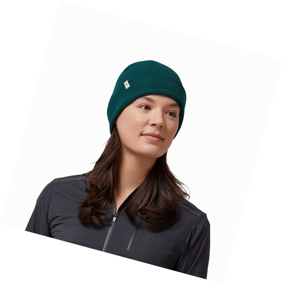 On Merino Beanie Hüte Herren Grün | 5241-XPMVO