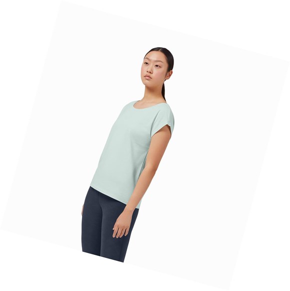 On On-T T-shirts Damen Grün | 6982-JZBKP