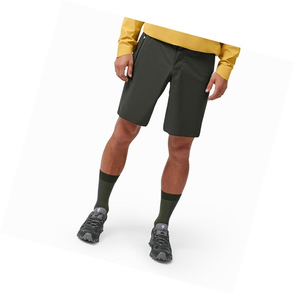 On Wasserdichte Laufshorts Herren Grau | 0492-VIEOL